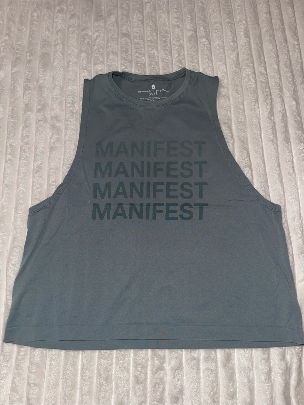 Spiritual Gangster “Manifest” Tank Top | Size XS /Small